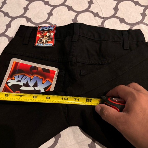 Vintage Jynx Jeans Kids 11-12 Made In USA Y2K Baggy Wide JNCO Skater Rare New - Picture 10 of 12